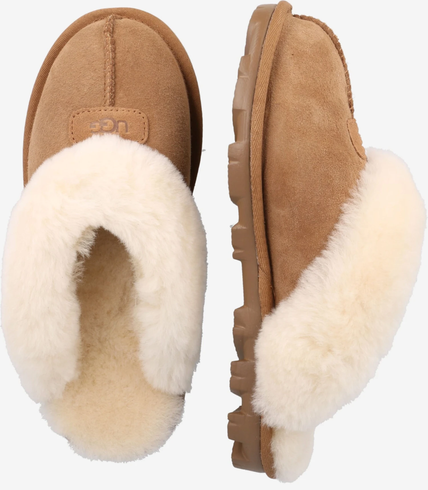 Ugg Pantoffels Huisschoenen COQUETTE Dames Lichtbruin 2 Ugg Pantoffels Huisschoenen COQUETTE Dames Lichtbruin - Afbeelding 2