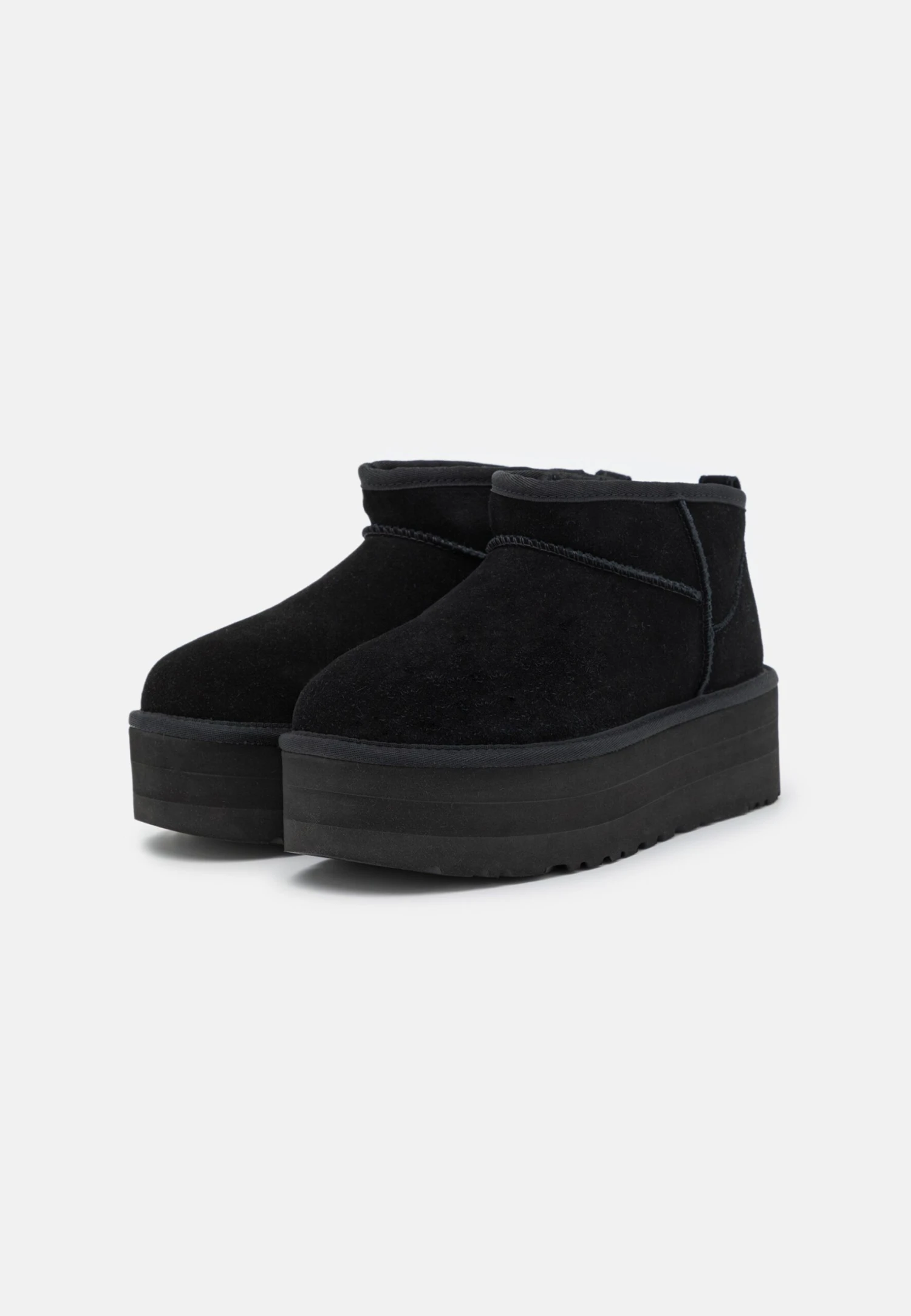 Ugg Classic Ultra Mini Platform - Enkellaarsjes Met Plateauzool - Black 5 Ugg Classic Ultra Mini Platform - Enkellaarsjes Met Plateauzool - Black - Afbeelding 5