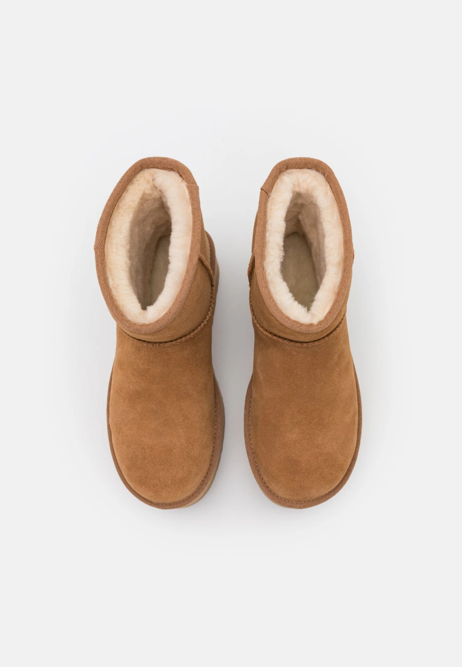 Ugg Classic Mini Platform - Enkellaarsjes Met Plateauzool - Chestnut 6 Ugg Classic Mini Platform - Enkellaarsjes Met Plateauzool - Chestnut - Afbeelding 6