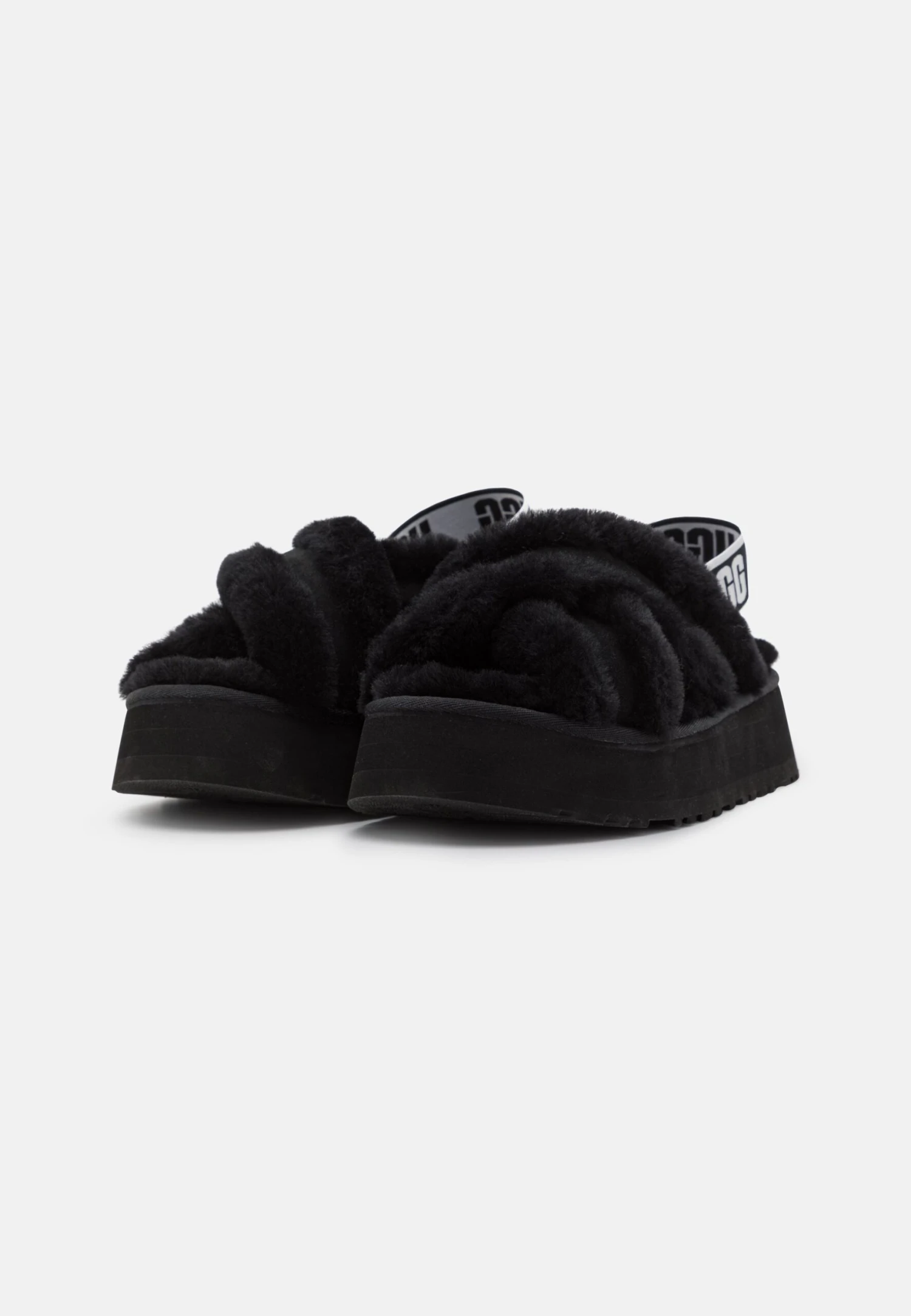 Ugg Disco Cross Slide - Pantoffels - Black 3 Ugg Disco Cross Slide - Pantoffels - Black - Afbeelding 3