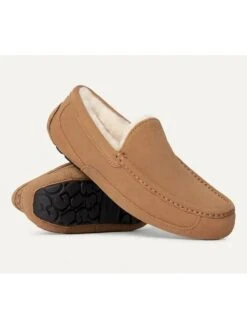 Ugg Leren Instappers "Ascot" Lichtbruin -Ugg ugg leren instappers ascot lichtbruin 2