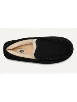 Ugg Leren Instappers "Ascot" Zwart -Ugg ugg leren instappers ascot zwart 4