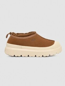 Ugg Leren Instappers "Tasman Weather" Lichtbruin/crème