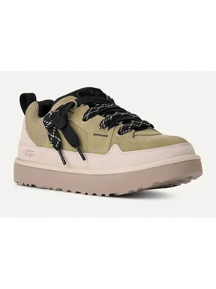 Ugg Leren Sneakers "Lowmel" Beige/groen 2 Ugg Leren Sneakers "Lowmel" Beige/groen - Afbeelding 2