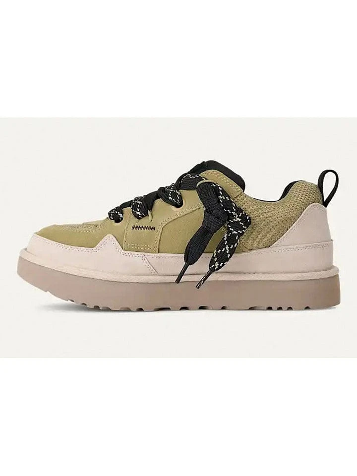 Ugg Leren Sneakers "Lowmel" Beige/groen 3 Ugg Leren Sneakers "Lowmel" Beige/groen - Afbeelding 3