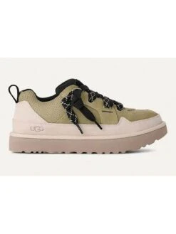 Ugg Leren Sneakers "Lowmel" Beige/groen