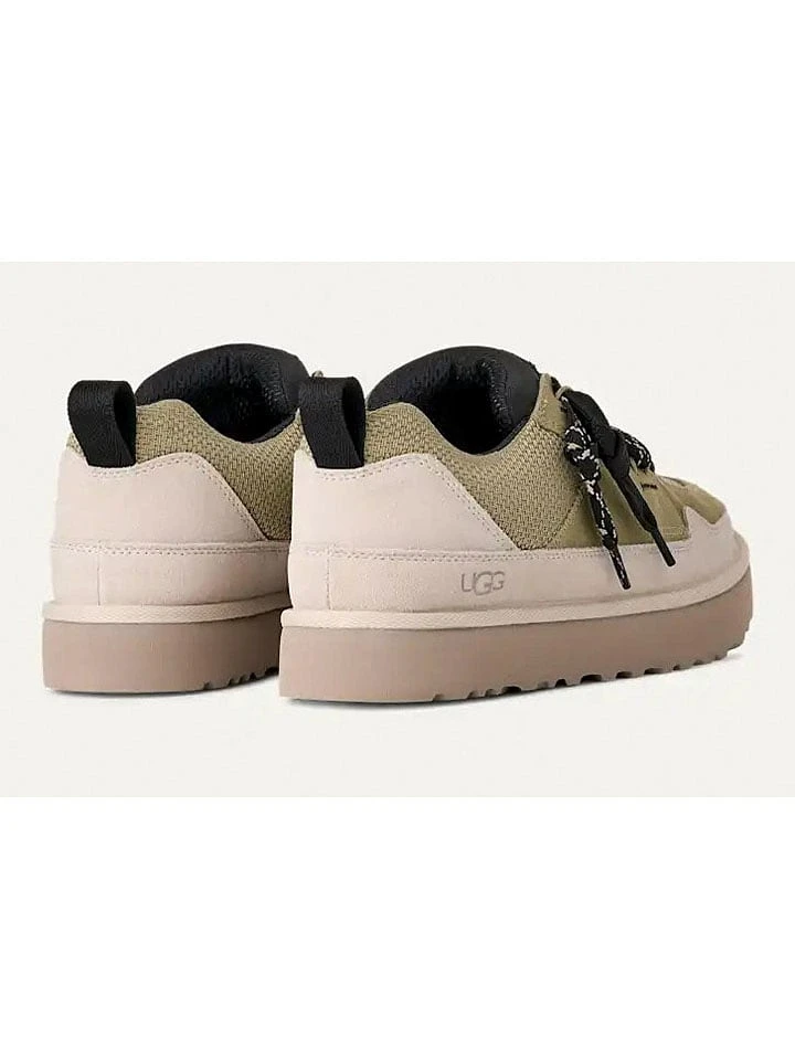 Ugg Leren Sneakers "Lowmel" Beige/groen 4 Ugg Leren Sneakers "Lowmel" Beige/groen - Afbeelding 4