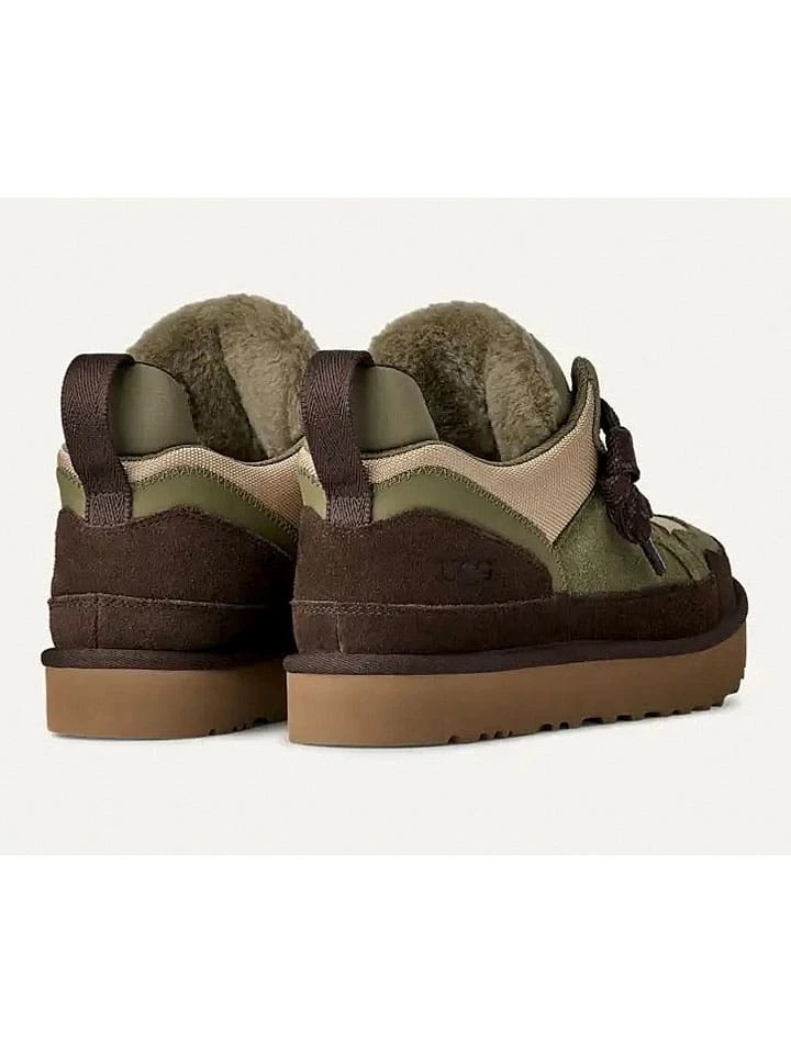 Ugg Leren Sneakers "Lowmel" Kaki/bruin 4 Ugg Leren Sneakers "Lowmel" Kaki/bruin - Afbeelding 4